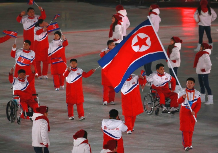 north-south-korea-paralympics-march